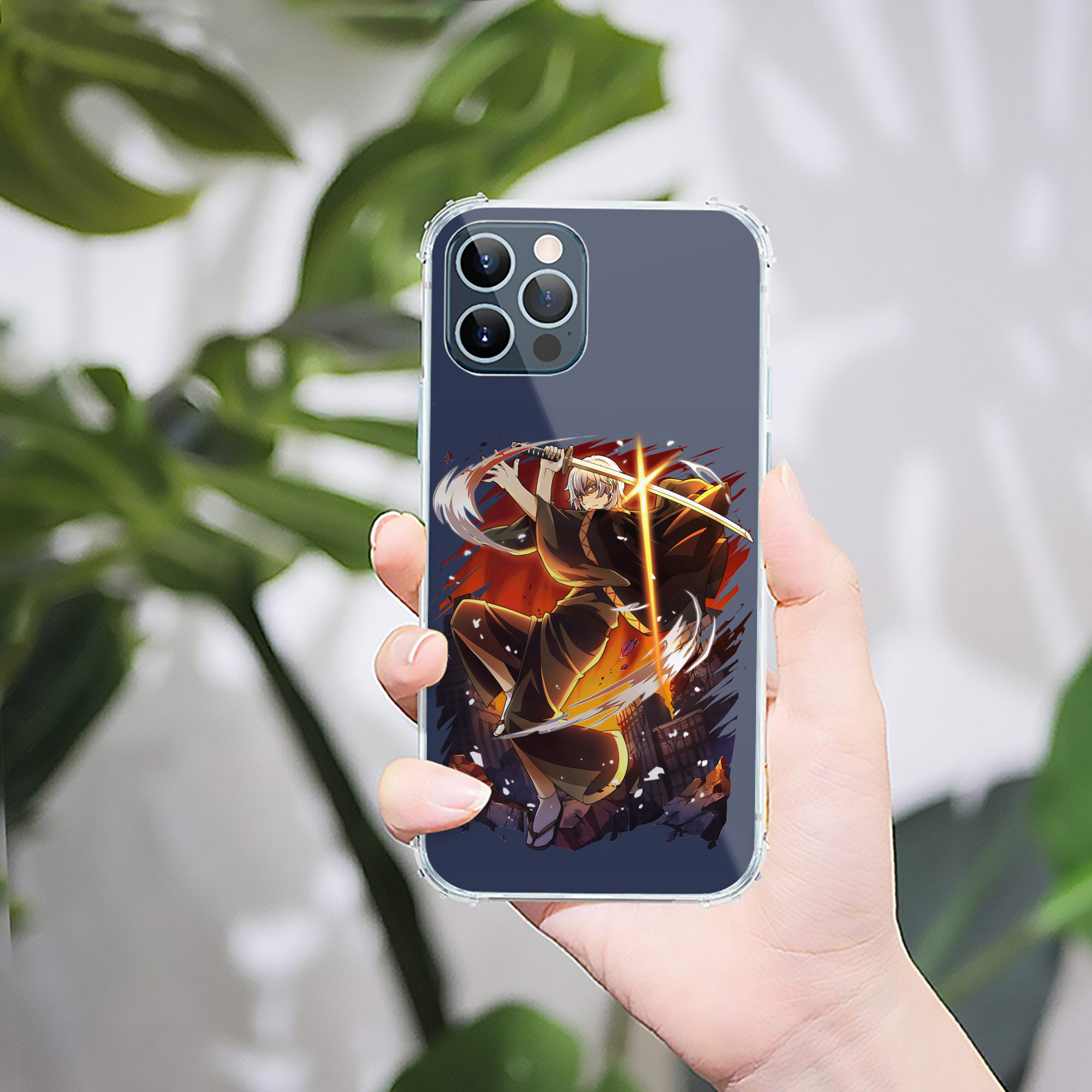 （画像用） 文豪ストレイドッグス Bungo Stray Dogs 【iPhone 12シリーズ対応】透明スマホケース（クリアソフトケース）